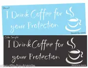 Joanie Stencil Drink Coffee Protection Mocha Latte Kitchen Cup Cafe Fun Art Sign