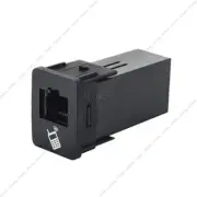 Switch RJ45 Microphone Socket Radio Connector For Nissan Qashqai J11 2014-2020
