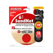 Diablo 150mm 320 Grit Orbital SandNet Discs - 10 Pack