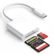 USB C Memory Card Reader Type C to SD TF Adapter for Iphone15 Huawei Xiaomi SD T