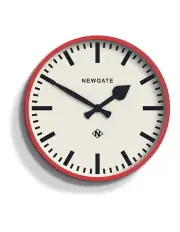 [Newgate] Railway Clock in Red