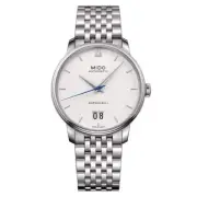 Mido Baroncelli Big Date M027.426.11.018.00 Automatic Men's Watch – White Dial,