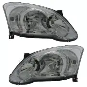 Headlights Fits Toyota Corolla 2004-2007 Chrome Headlamps Pair Left & Right