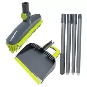 Broom and Dustpan Set Large and Stiff Broom Dut pan with Long Handle Ideal for