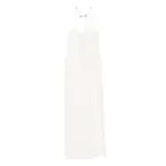 [Gucci] Gucci Open-back Midi Dress 42 IT NEUTRALS