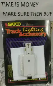 SATCO TRACK LIGHTING /TP152 Live End Power Feed w/ Ceiling Canopy WHITE(L16LOBY