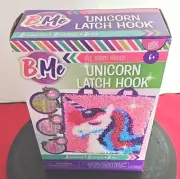 BMe Unicorn Latch Hook Kit for Kids 6+ New Open Box Girls Gift