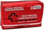 Leina 11012 Motor Vehicle First Aid Kit Compact with Velcro, Red/Black/White