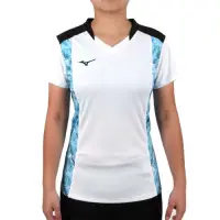 在飛比找Yahoo奇摩購物中心優惠-MIZUNO 2017企業排球聯賽 女排球短袖上衣-T恤 短