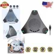 Portable USB Conference Speaker and Mic with Echo Cancellation and HD Sound
