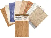 Stamperia A6 RICE PAPER BACKGROUNDS - ALL AROUND XMAS - 8 SHEETS - 10.5 x 14.8cm