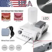 Woodpecker Style Dental LED Ultrasonic Piezo Scaler Cavitron With 5 Tips +Bottle