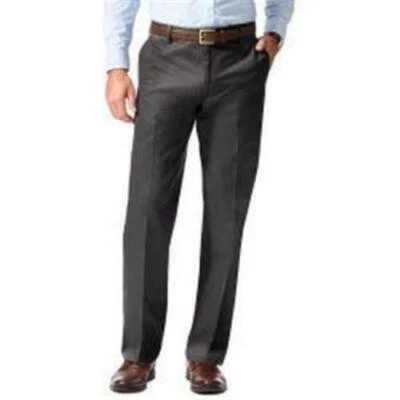 NEW MENS DOCKERS SIGNATURE STRAIGHT PANTS FLAT 408280079 STEELHEAD GREY 38 30