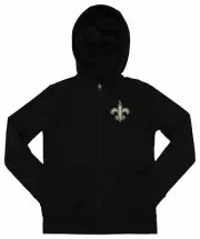 Outerstuff NFL Youth/Kids New Orleans Saints Performance Full Zip Hoodie