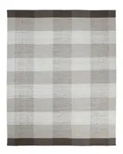 Solo Rugs Carrie Contemporary Checkered Hand-Woven Wool-Blend Area Rug