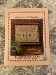 New Margaret & Margaret Inc. ADAM AND EVE SAMPLER Cross Stitch Pattern