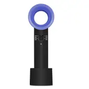 Portable Bladeless Hand Held Cooler Fan USB No Leaf Handy Summer Fan