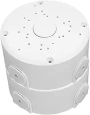 Generic 2pcs Box Hemisphere Bracket Cameras for Home Security Adapter Ports Fuse Holder Strip Tap Wall Mounted Storage Bracket Flat Surge Protector Seal Nest Ev Battery Stand White Plastic