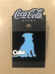 New Coke Blue Dog Silhouette Pin Coca Cola