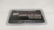 New Metal License Frame w/ Screw Cap Engraved Chrome Letter Nissan Xterra