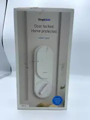 NEW SimpliSafe Smart Door Lock w/ PIN Keypad (WHITE) Compatible with Gen3 System