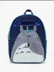 Her Universe Studio Ghibli My Neighbor Totoro Umbrella Fuzzy Mini Backpack