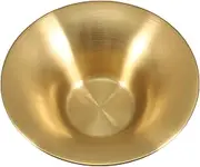 ZUNOXAZ Stainless Steel Salad Bowl Capacity Serving Plate for Buffets Elegant Design for Family Gatherings Versatile Kitchen Essential for Salads and Fruits Metal Serving Utensils