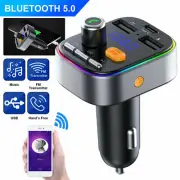 Wireless FM Transmitter Car 3 USB Charger Adapter Radio MP3 Player for Bluetooth