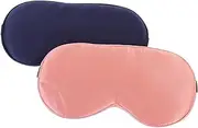 ARTSEWPLY 2Pcs Eye Masks for Adults Comfortable Sleep Masks Luxurious Soft Blindfolds for Travel and Sleep for Men and Women