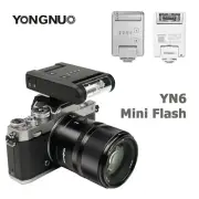 YONGNUO YN6 Micro Mini On-Camera Flash Light Speedlite for Canon Nikon Sony Fuji