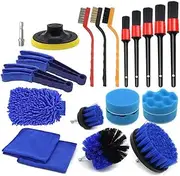Car Detailing Brush Kit Multifunction Car Detail Cleaning Brush for Wheel Exterior Interior Auto Detailing Brushes Set Home Shutter Cleaning Brush Set