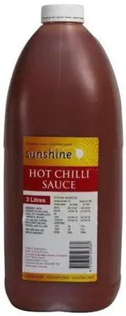 Sunshine Hot Chilli Sauce 3l x 1