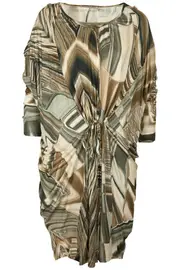 Wildlife Jersey Dress--HAM-91279M