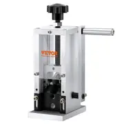 Manual Wire Stripping Machine, 0.06''-0.98'' Copper Stripper with Hand Crank or Drill Powered, Visible Stripping Depth Reference, Portable Aluminum Frame Wire Peeler for Scrap Copper