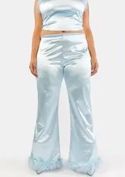 [Sugar Thrillz] Plus Cloudy Exes and OMGs Satin Pants