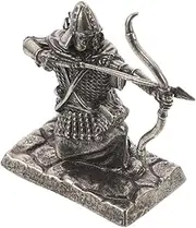 Sosoport Retro Guard Ornaments Medieval Knight Action Figures Miniature Statues for Party Decorations