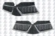 Front Grille Suits MItsubishi Tritton MN Chrome / Black 2009 - 2014 (for: Mitsubishi)