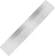 Whaline Diamond Painting Tool Stainless Steel Ruler Diamond Drawing Tool with 520 Blank Grids for Diamond Painting Round Full Drill & Partial Drill