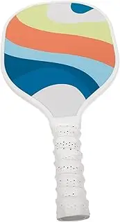 CORHAD Portable Hole Ball Racket Wooden Edged Paddle Set Comfortable Grip Great for Indoor Sports Activities