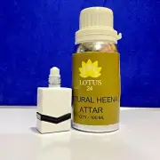 Hina Henna Mehendi Attar- Roll-on Perfume | Body Fragrance Oil | 100ml+6 ML FREE