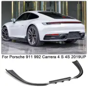 For Porsche 911 992 Carrera 4 S 4S Dry Carbon Rear Bumper Diffuser Lip Spoiler (for: Porsche)