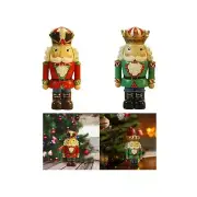 20cm Resin Christmas Nutcracker Figurine for Festival Party Decor