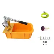 Water Pressure Test Pump Hydrostatic Pump Tester Manual Pipe Leak Detector W9F4