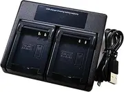 USB Dual Battery Charger for Nikon EN-EL23 ENEL23 MH-67 Coolpix P600 B700 P610S S810C P900 P900S Digital Camera