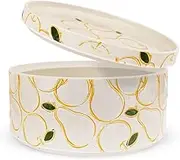 J Kitchens Isoyama Kiln, 2 Pieces, Microwave Safe, Two-Color Pier, Yellow, 7.1 x 3.7 inches (18 x 9.5 cm), Ceramic Canister, Large, Dishwasher Safe, Scandinavian Style, Hasamiyaki, Made in Japan