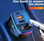 Car Bluetooth FM Transmitter Receiver Radio MP3 Wireless Adapter USB Charger