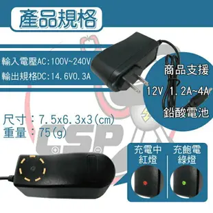 【CSP】12V300mmA 充電器 兒童車用電池 兒童電動車 兒童車 用電池