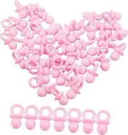 HOOTNEE Baby Shower Favor 2 Bags of Mini Pacifiers 100 Pacifiers Each Ideal for Baby Shower Games Decorations and Prizes