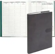 Quo Vadis 2025 Visual - Weekly/Monthly Planner -Black , Jan. to Dec. - 6 x 8.75"