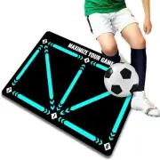 Footstep Football Training Mat Soccer Auxiliary Mastery Dribble Practice Carpet